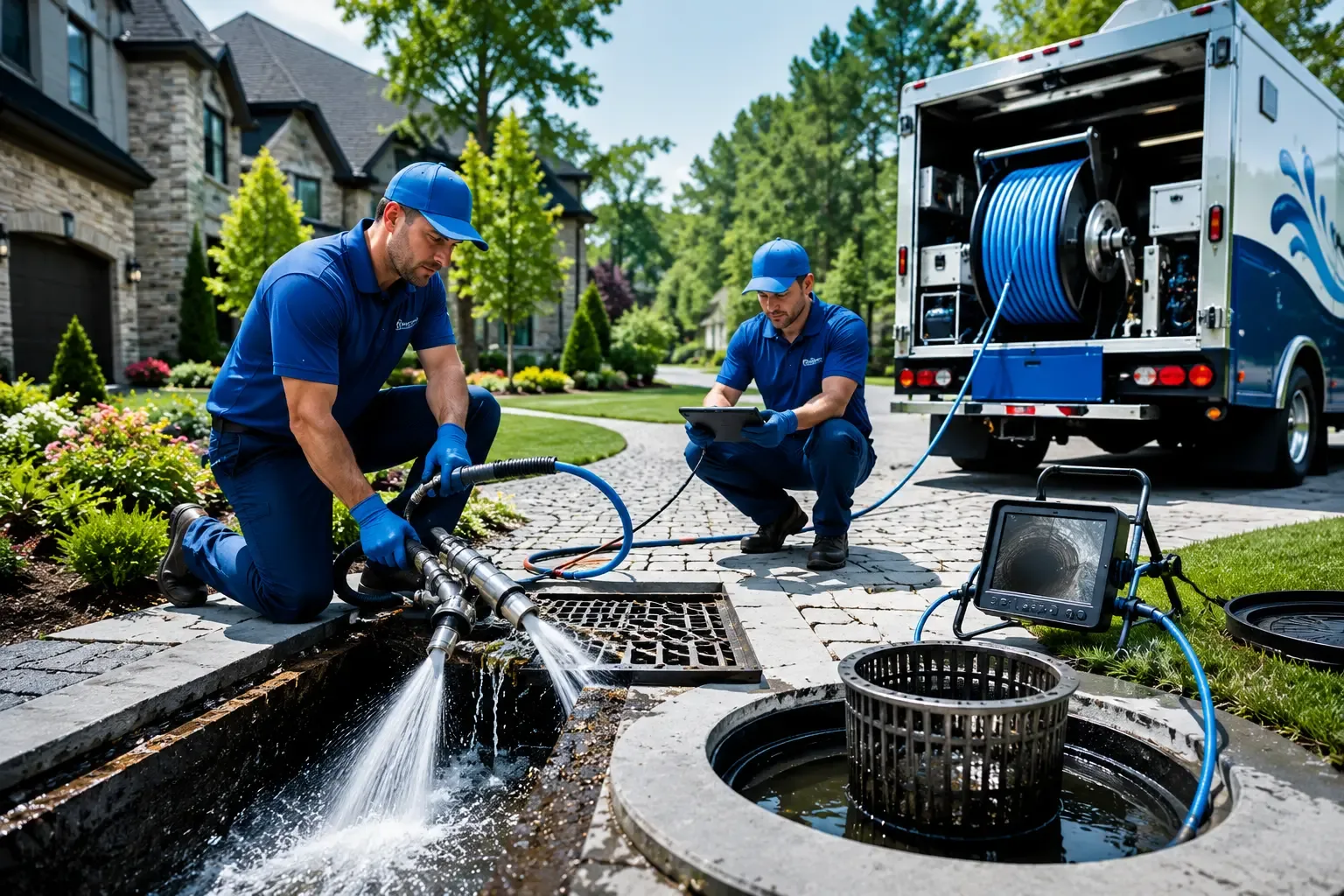 Local outdoor drain cleaning professionals in New Baden, IL