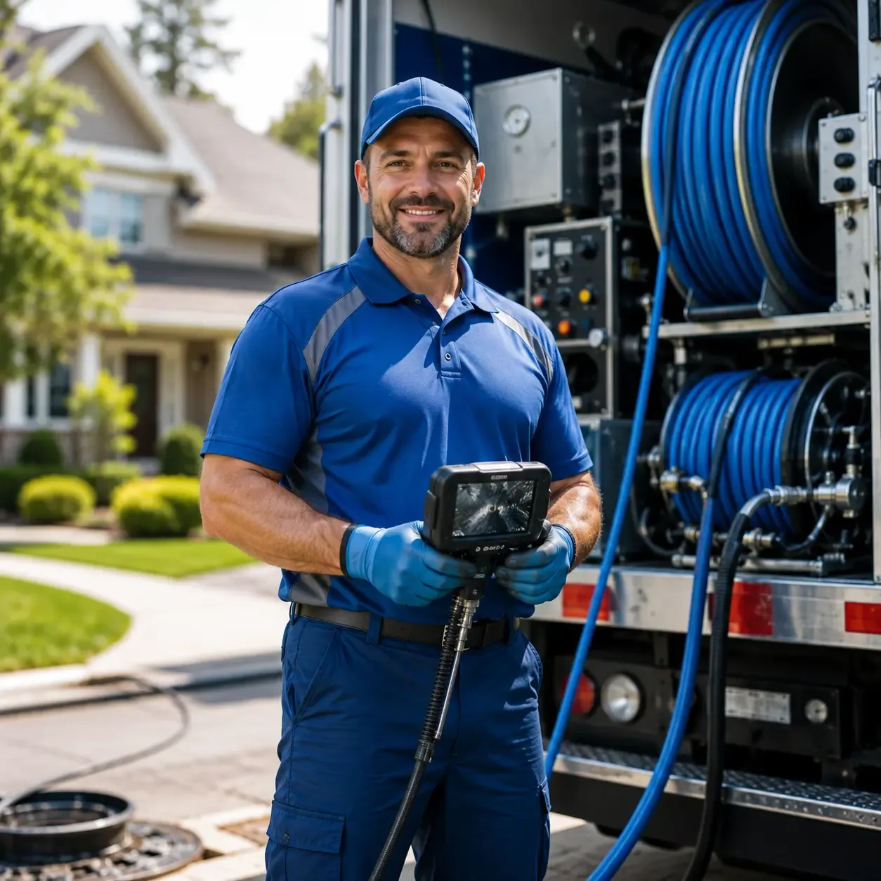 Local outdoor drain cleaning specialists in New Baden, IL
